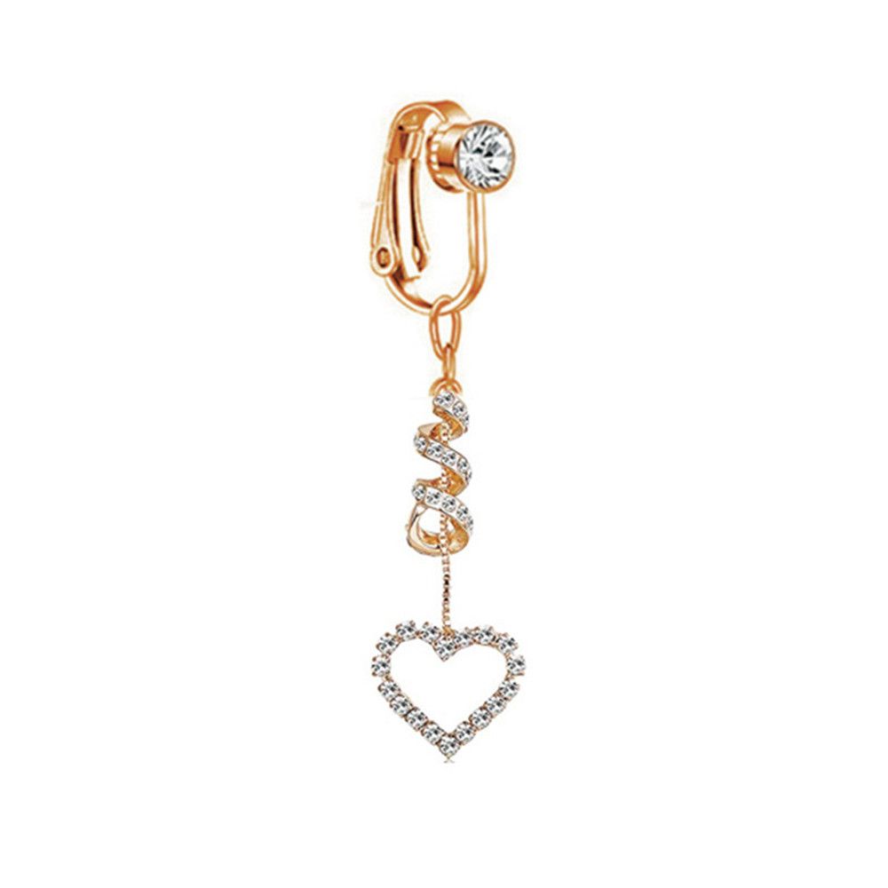 Body Jewelry Cartilage Earrings - Clip para ombligo con diseño de