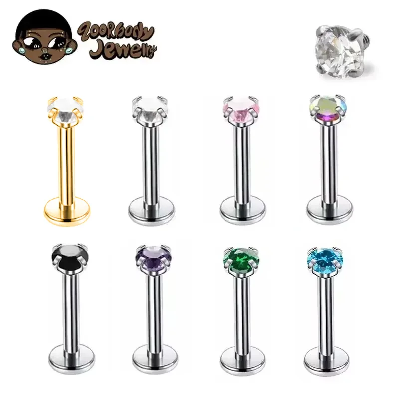 Zoor Body Jewelry - 1 Uds G23 Piercing de titanio