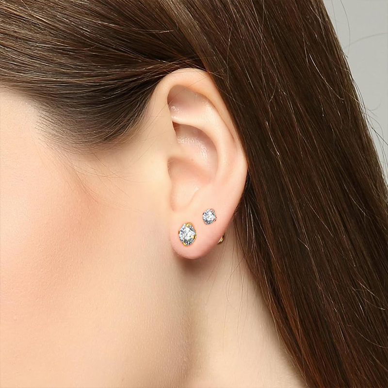 Pendientes de titanio de 16G c - Body Jewelry Cartilage Earrings reseña y precio