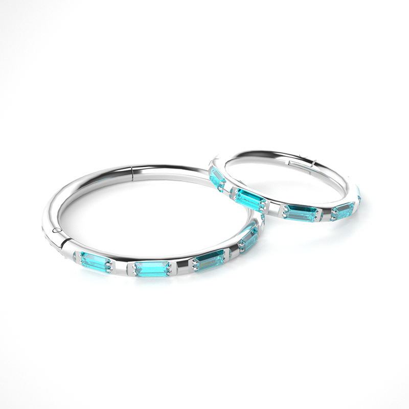 Anillo de Nariz de circón de c - Zoor Body Jewelry reseña y precio