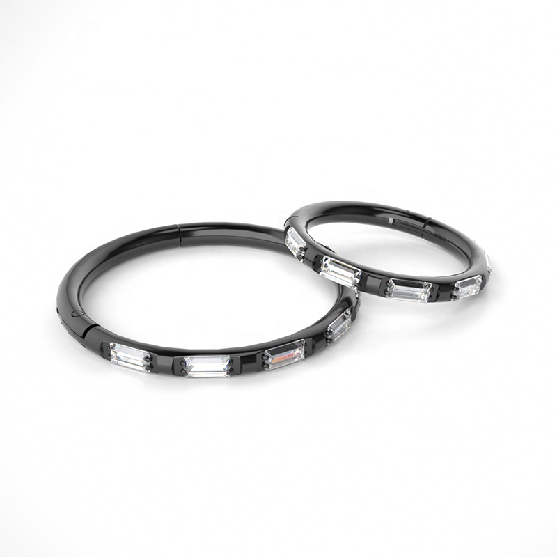 Anillo de Nariz de circón de c - Zoor Body Jewelry reseña y precio