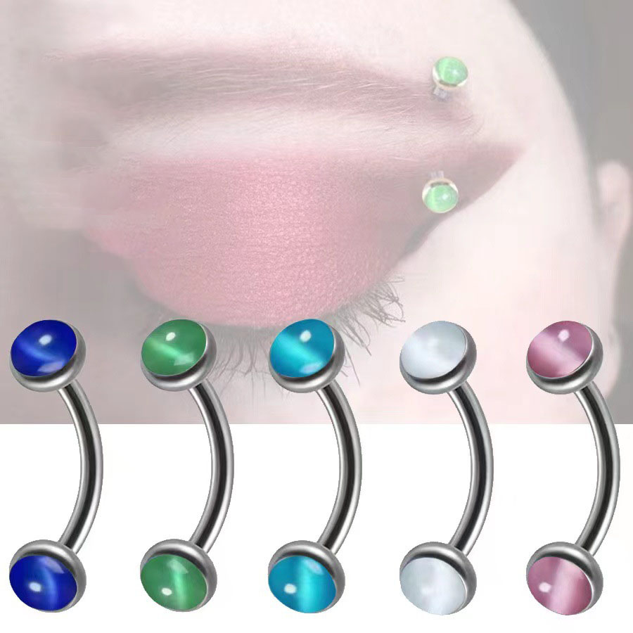 1 pieza, Piercing para cejas,  - Zoor Body Jewelry reseña y precio