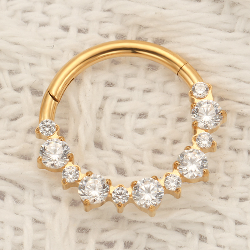 ASTM F136 TItánio Daith Clicke - Zoor Body Jewelry reseña y precio
