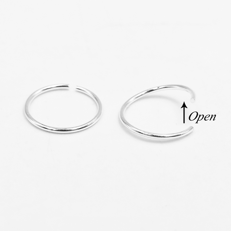 Anillo de plata de ley 925 par - Body Jewelry Cartilage Earrings reseña y precio