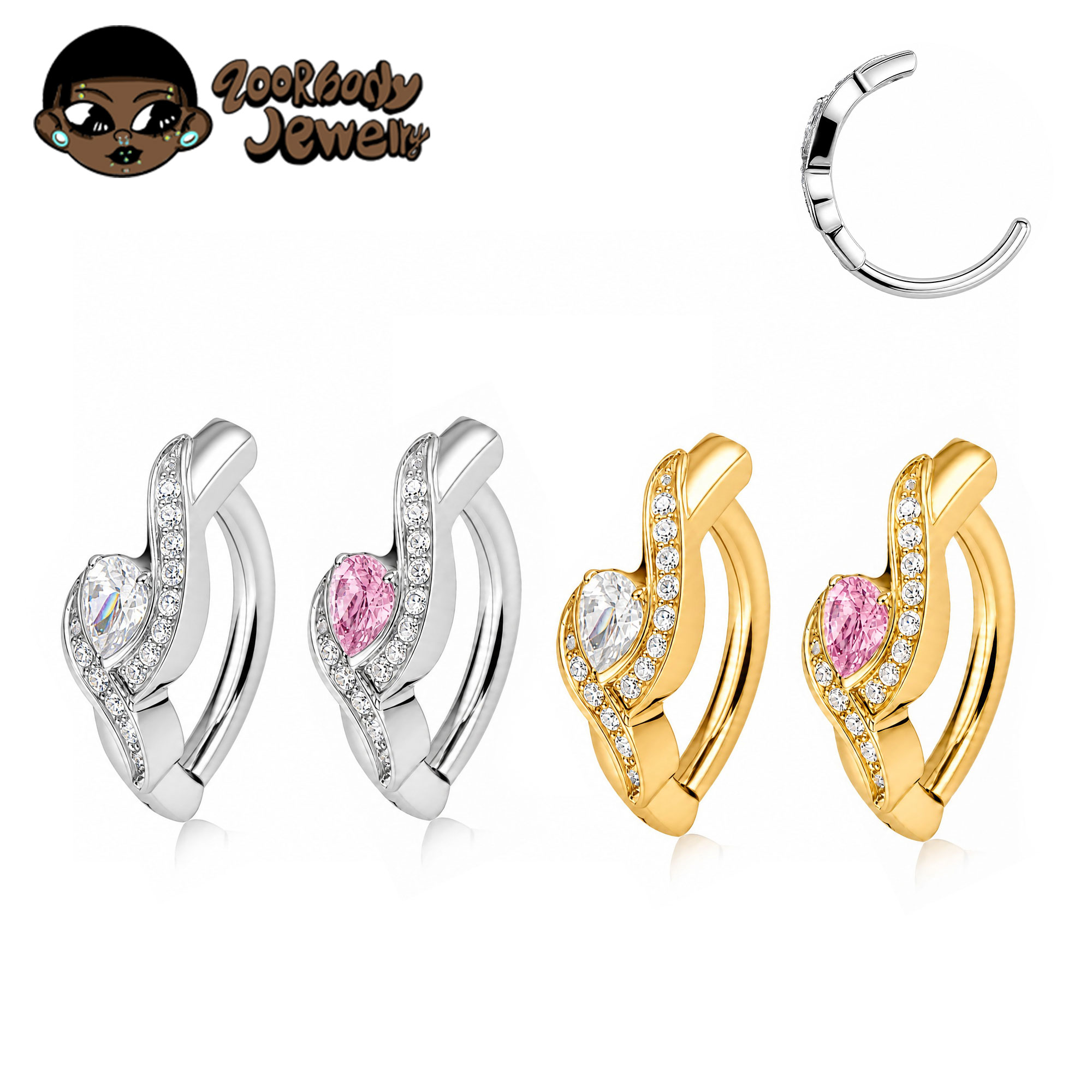 ZOOR ASTM F136 Titanio 14G Pie - Zoor Body Jewelry reseña y precio