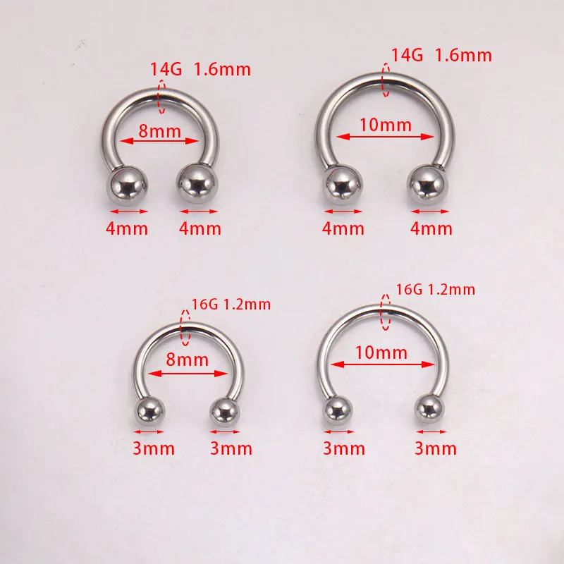 5 uds ASTM F136 Piercing de he - Zoor Body Jewelry reseña y precio