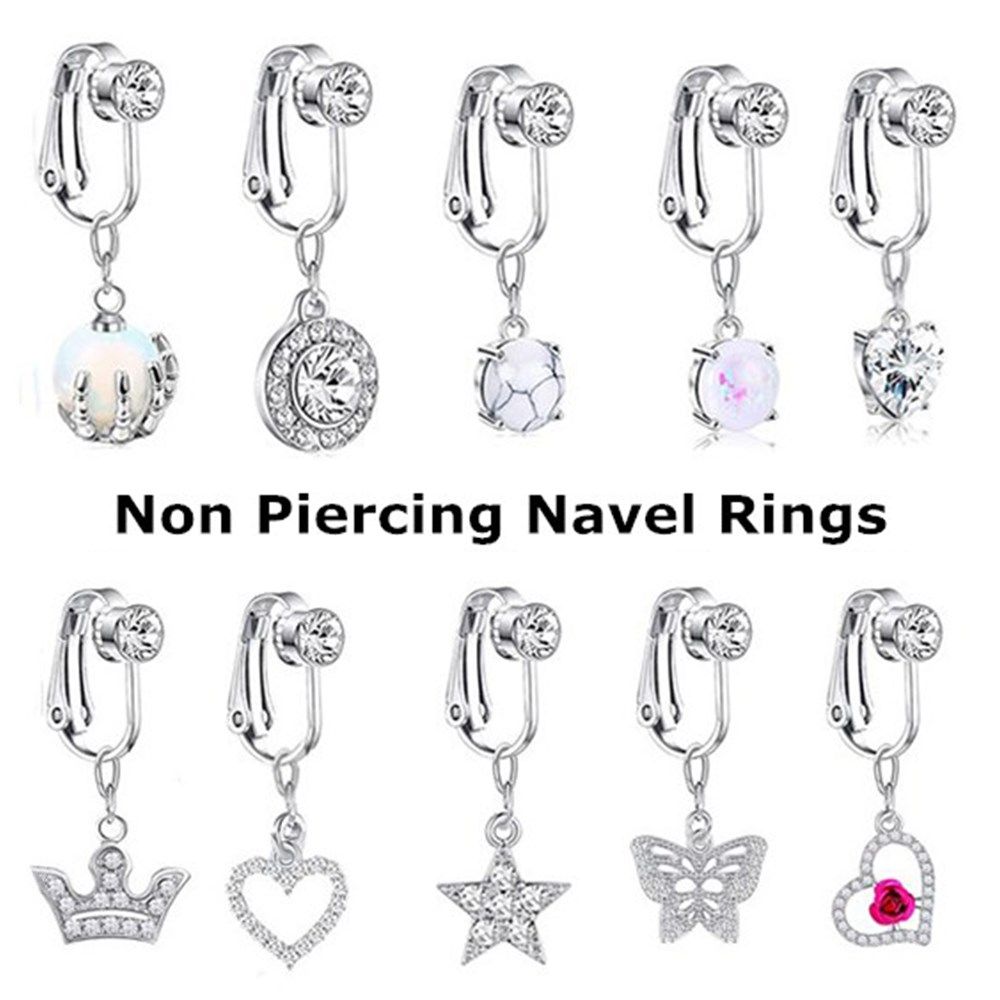 Pendientes de mariposa con cli - Body Jewelry Cartilage Earrings reseña y precio