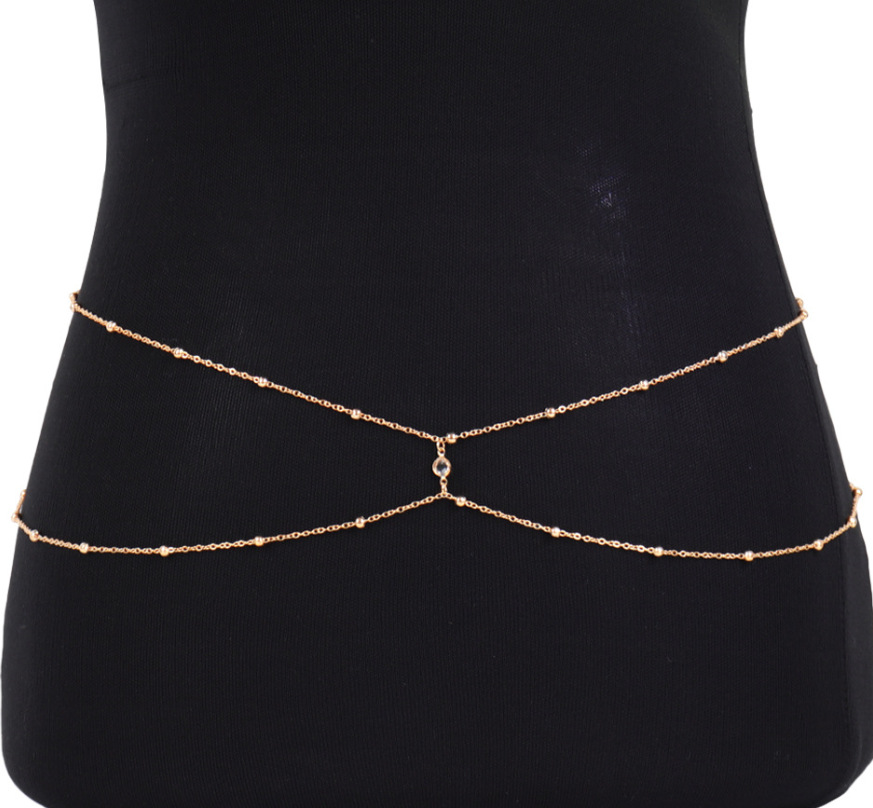 Cadenas de vientre con cuentas - Body Jewelry Necklace reseña y precio