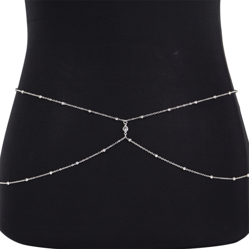 Cadenas de vientre con cuentas - Body Jewelry Necklace reseña y precio