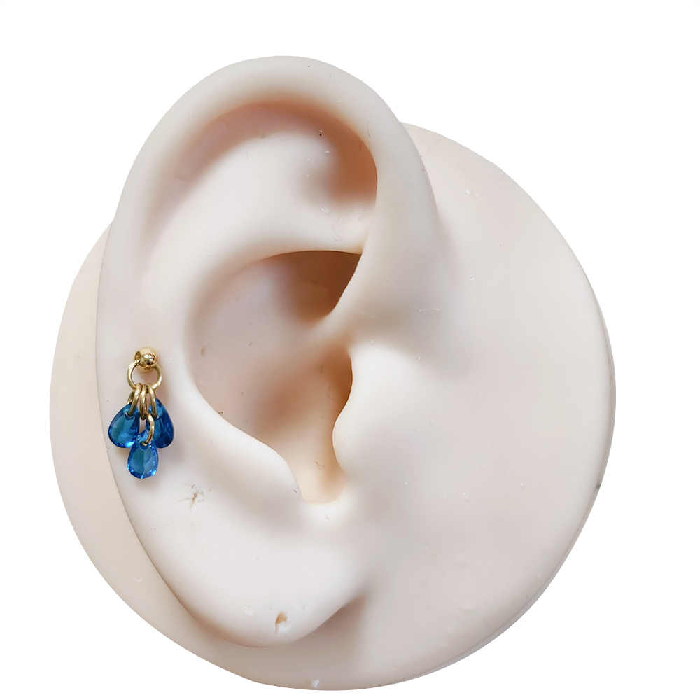 ASTM F136 G23 Titanio lágrima  - Zoor Body Jewelry reseña y precio