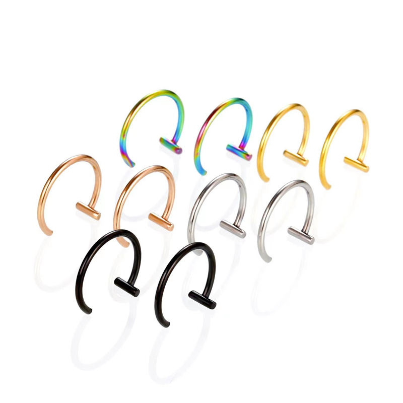Pendientes de aro abierto de a - Body Jewelry Cartilage Earrings reseña y precio