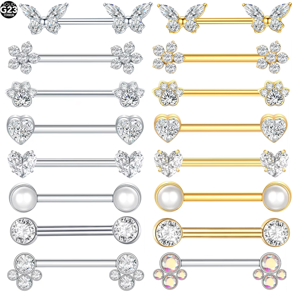 1 Pieza Piercing de Barra Rect - Zoor Body Jewelry reseña y precio
