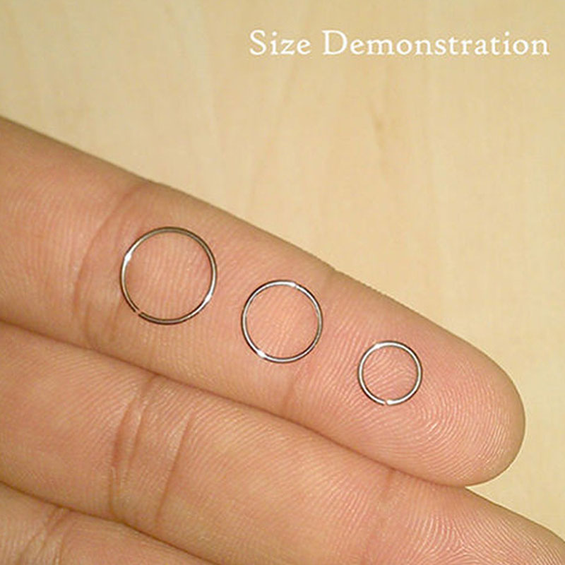Anillo de plata 925 para la na - Body Jewelry Cartilage Earrings reseña y precio