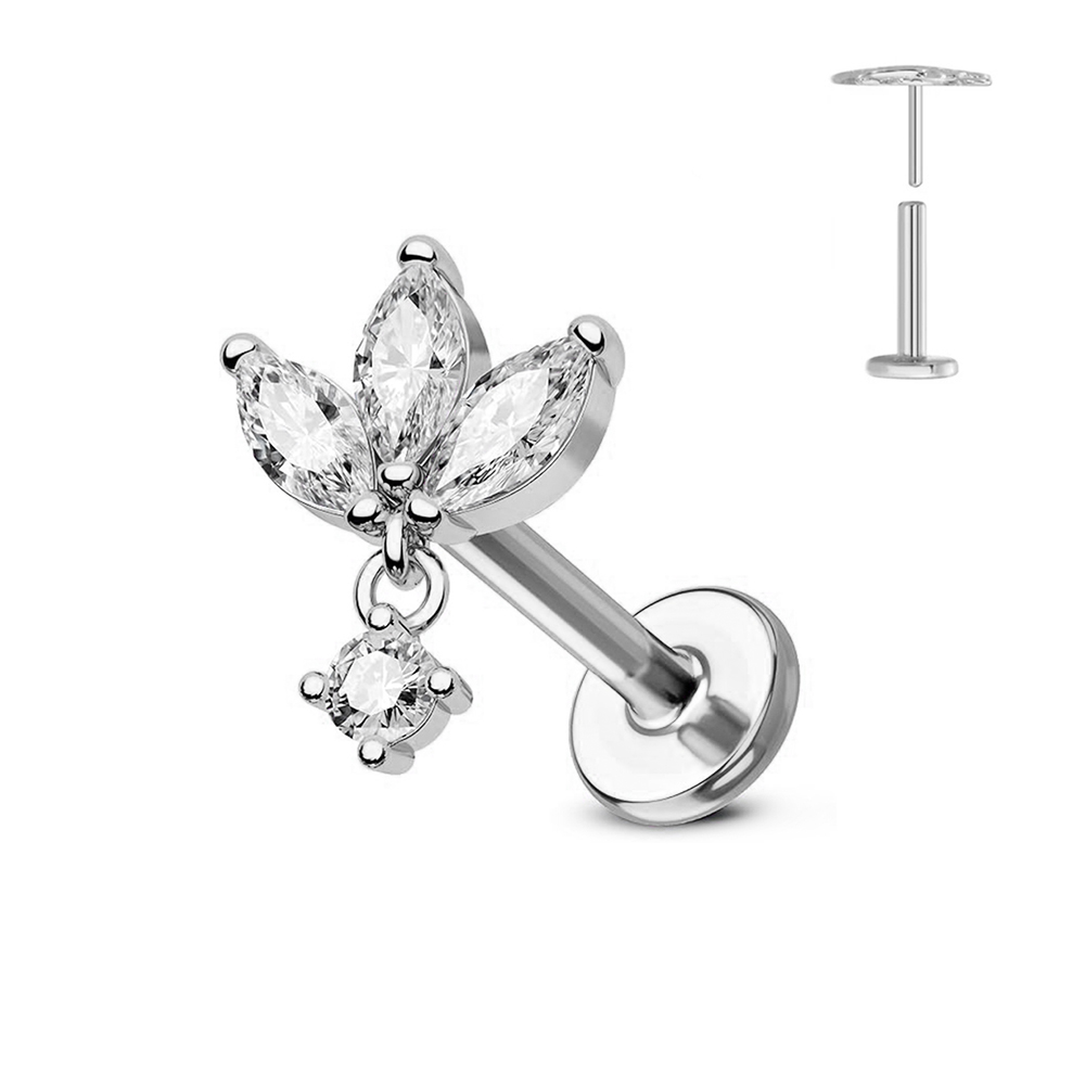 ASTM F136 G23 pendiente sin ro - Zoor Body Jewelry reseña y precio