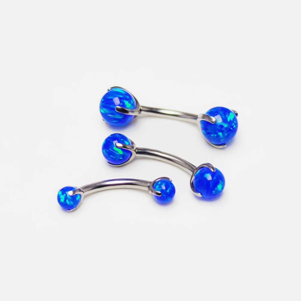Piercing de ópalo de titanio p - Zoor Body Jewelry reseña y precio